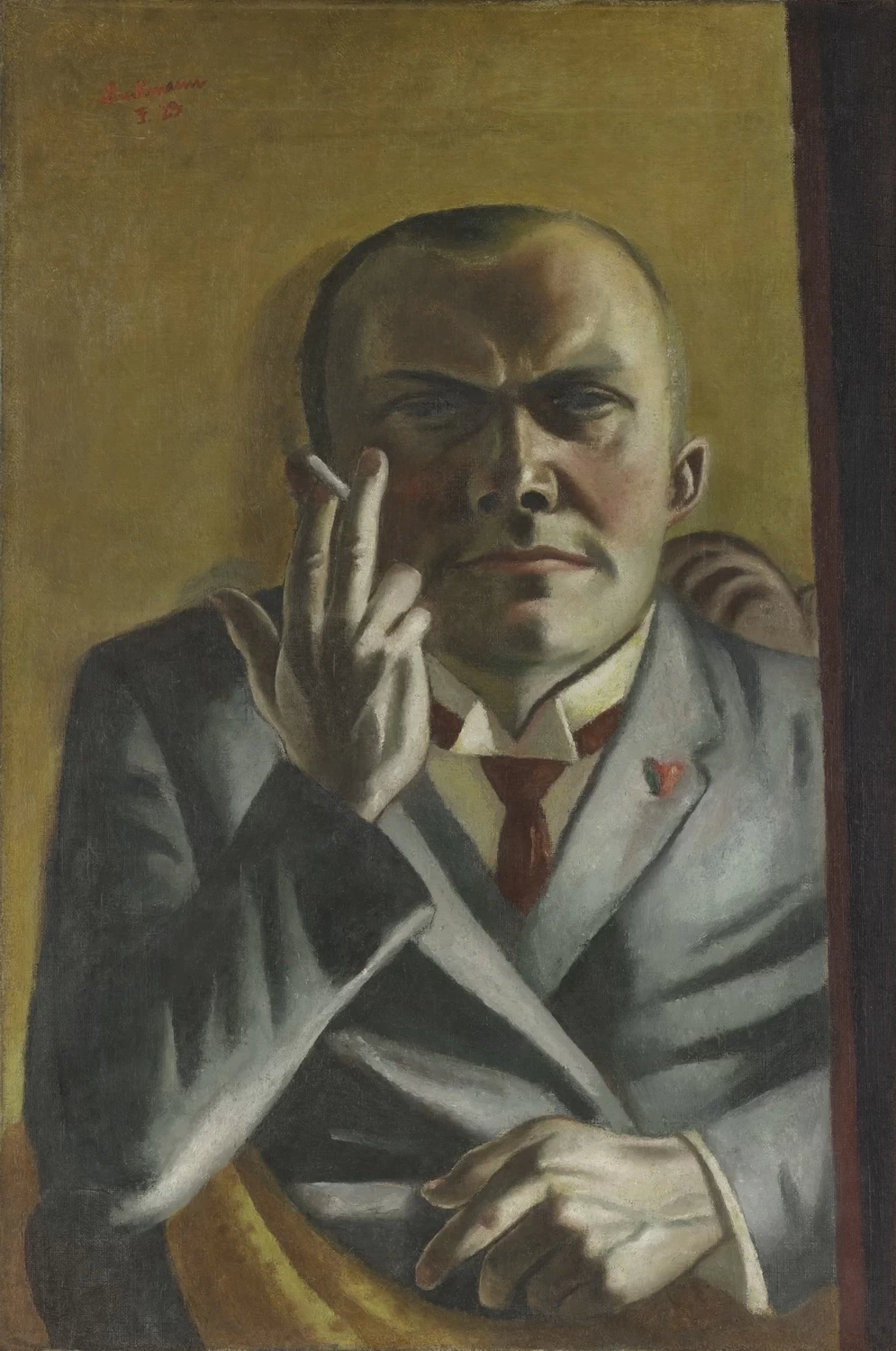 Autoritratto con sigaretta, 1923 - Museum of Modern Art, New York